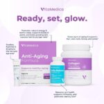 VitaMedica Anti-Aging Formula 4-in-1 Health and Beauty Supplement | Anti Aging Supplement for Women and Men | Healthy Hair, Skin, and Nails | Natural Energy & Restful Sleep | 30 AM & PM Packets - Image 6