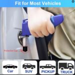 Car Door Handle for Elderly, 2 Pack Car Handles Assist Elderly, Car Door Support Handle for Seniors and Handicapped, Blue - Image 5