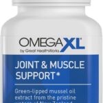OmegaXL Joint Support Supplement, for Relief - Natural Muscle Support, Green Lipped Mussel Oil, Soft Gel Pills, Drug-Free, 60 Count