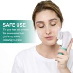 Facial Cleansing Brush Electric Facial Exfoliating Massage Brush with 3 Cleanser Heads and 2 Speeds Adjustable for Deep Cleaning, Removing Blackhead, Face Massaging - Image 6