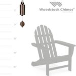 Woodstock Wind Chimes Heroic Windbell Wind Chimes for Outside, 24" Copper Medium Windchime for Outdoor Garden, Patio, Porch Wind Bell, Deep Tone Sound - Image 4