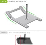 Kipika Stainless Steel Weight Sled for Fitness Strength Training, Speed Improvement, and Athletic Exercise - Compatible with 1" & 2" Weight Plates - Image 8