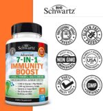 Immune Support Supplement with Zinc Vitamin C Vitamin D 5000 IU Elderberry Ginger D3 Goldenseal - Dr Approved Immunity Vitamins for Adults Women and Men - Natural Immune System Booster Defense -120ct - Image 6