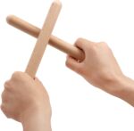 ZEAYEA 24 Pack Rhythm Sticks with 3 Carry Bag, 8 Inch Wood Claves Musical Percussion Instrument, Hardwood Musical Sticks for Music Parties Musical Education - Image 4