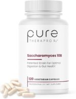 Saccharomyces 10B - Saccharomyces Boulardii, 10 Billion CFU Per Serving, Patented Strain: Lynside CNCM I-3799, Probiotic Capsules, Probiotics for Men and Women - 120 Count