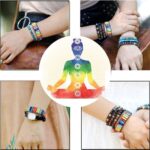 sedmart 7 Chakra Bracelets for Women with Real Stones Leather Wrap Healing Bead Bracelet Women Men Boho Friendship Jewelry - Image 5
