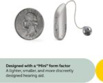 Jabra Enhance Select 300 OTC Hearing Aids, Audiology Team Care Included, Bluetooth Streaming for Calls, Music, Media for iOS & Android, Nearly Invisible & Comfortable, Noise Reduction - Silver - Image 2