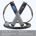 Te-Rich Jump Rope, Weighted Jump Rope for Fitness, Skipping Rope with Counter - Heavy Handles, Adjustable Length - Cordless Jumping Rope for Men Women Kids Fitness Exercise Training - Image 8