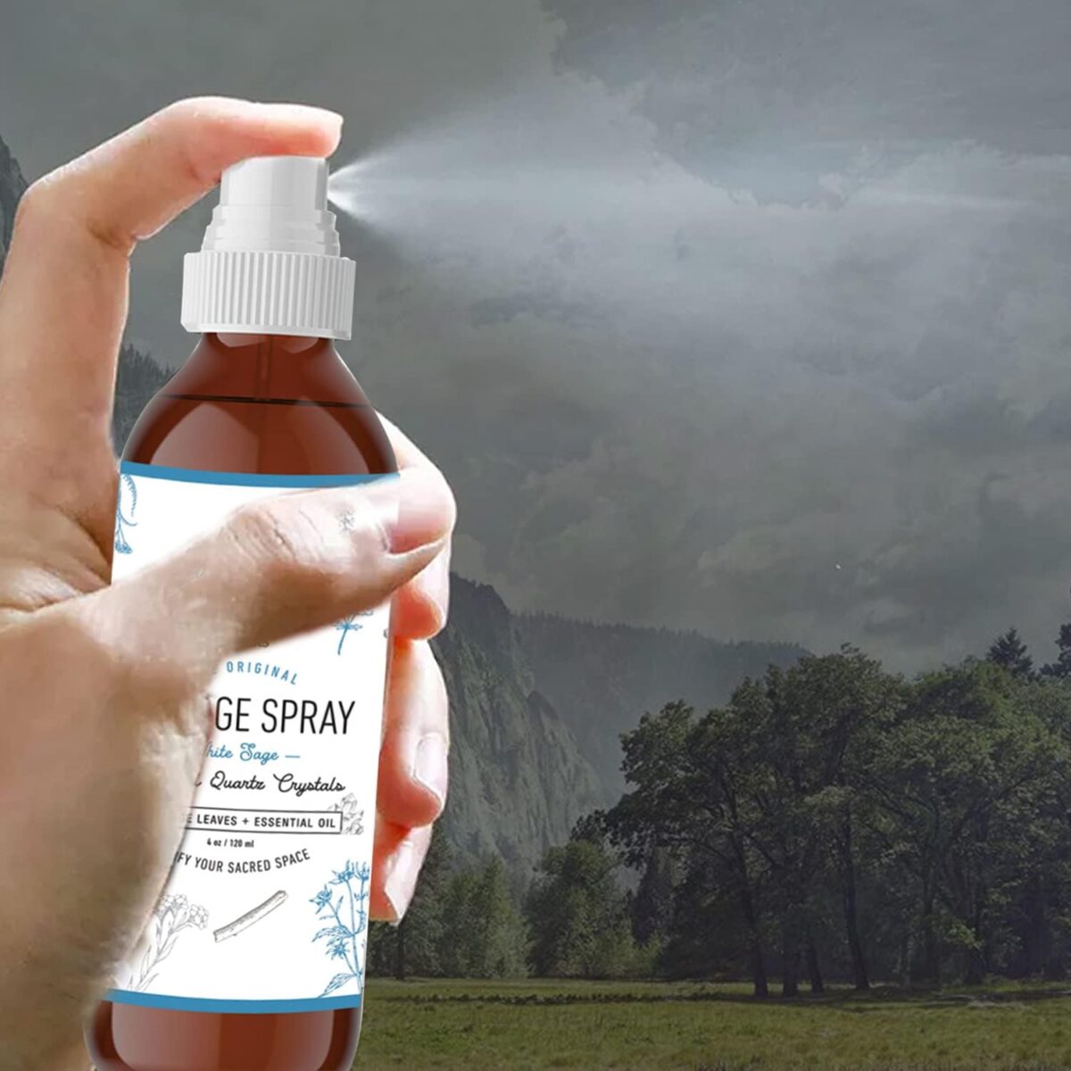 SOUL STICKS White Sage Smudge Spray For Cleansing and Negative Energy | 3.5oz White Sage Spray with Real Quartz Crystals | Sage Room Spray for Spiritual Cleansing Negative Energy and Purifying Home - Image 9