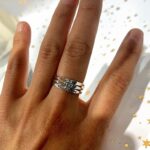 Teeny Tiny Stacking Sterling Silver Ring By Hannah Design Personalized Ring - Image 6