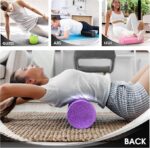 Yes4All High-Density Foam Roller for Back Pain Relief, Yoga, Exercise, Physical Therapy, Muscle Deep Tissue Massage 12-18-24-36 - Black - 18 Inches - Image 6