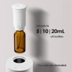 Waterless Diffuser for Essential Oil, Battery Operated Nebulizer, 0.7 Fl.Oz./ 20mL Capacity, Mini Scent Air Machine, 4 Timers & 3 Mist Levels for Home, Room, Car, Office - AN6 White - Image 5