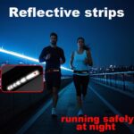 USHAKE Slim Running Belt for Women Men-Runners Phone Holder Fanny Pack Expandable, Adjustable, Bounce Free Waist Pouch bag for Workout, Money Belt, Run Gear Accessories Black - Image 3