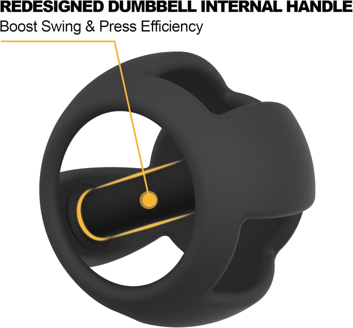 POWER GUIDANCE Spherebell Dumbbells + Kettlebell, Achieve Peak Exercise Performance while Minimizing Stress on Joints - Image 2
