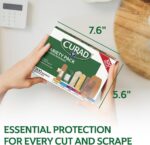 CURAD Assorted Bandages Variety Pack, 300 Count, 6 Styles Including Antibacterial, Waterproof, Sheer, Plastic, Heavy Duty & Flex-Fabric, Protects Scrapes, Cuts & Burns, Latex-Free - Image 6