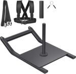 Kipika Weight Sled, Workout Sled, Fitness Strength Training Sled, Speed Training Sled for Athletic Exercise, Speed Improvement, Easily Through Obstacles, Suitable for 1" & 2" Weight Plate