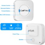 CallToU Caregiver Pager Wireless Call Button Nurse Alert System 500+ Feet for Home/Elderly/Patient/Disabled 1 Plugin Receiver 1 Waterproof Transmitter - Image 5