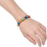 sedmart 7 Chakra Bracelets for Women with Real Stones Leather Wrap Healing Bead Bracelet Women Men Boho Friendship Jewelry - Image 2