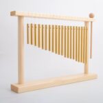 ENNBOM 20 Note Chime Table Top Bar Chime Wind Chime 20 Bars Instrument Percussion with Mallet (Gold) - Image 3