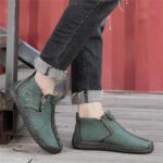 Medieval Boots black blue army green olive green Leather Renaissance barefoot boots professional shoes cover the whole foot Zipper adult soft sole Boots for Women born shoes - Image 7