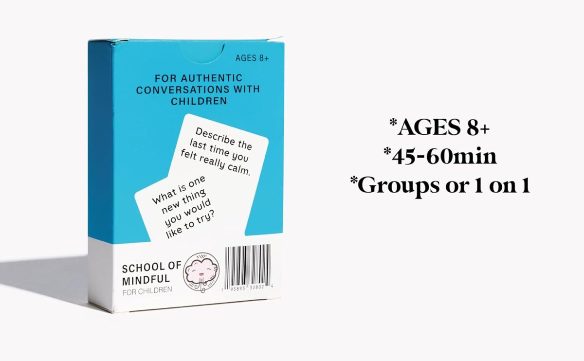 The School of Mindfulness- Mindfulness Game for Kids: Mindful Talk Cards for Children and Parents- for Authentic and Meaningful Conversations… - Image 8