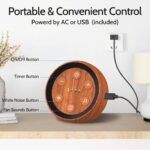 Sleep Sound Machine White Noise Machine with 32 Calming Sounds Loud Speaker 36 Volume Levels Pink Brown Noise Machine for Baby Kid Adult with 4 Timer Noise Canceling Machine for Office Privacy - Image 7