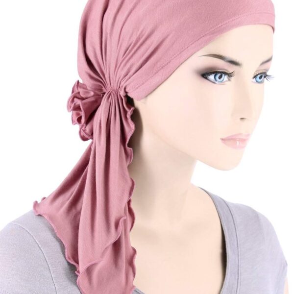 The Bella Scarf Lux Ultra Soft Bamboo Chemo Cancer Turban Head Scarves Pre-Tied Tichel for Cancer