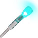 Lumina Twirl™ Baton v2 LED Light Up Twirling Baton - Silver - Image 2