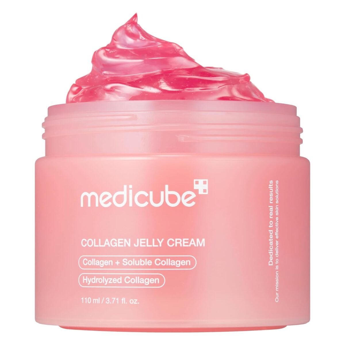 medicube Collagen Jelly Cream- Niacinamide & Freeze-Dried Hydrolyzed Collagen - Boosts skin's barrier hydration and gives 24h Glow & Lifted Look - No artificial color, Korean skincare (3.71 fl.oz.) - Image 1