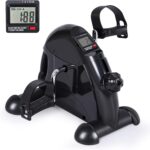 Mini Exercise Bike, Under Desk Bike Pedal Exerciser for Arm/Leg Exercise, Adjustable Resistance with LCD Screen Display for Home/Office Workout - Image 8