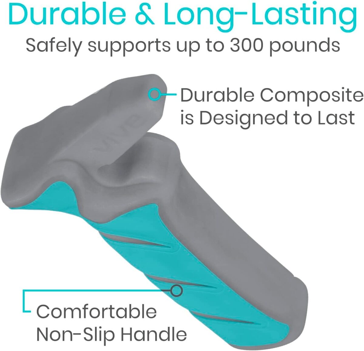 Vive Car Handle Assist for Elderly - Scratch Proof Latch - Auto Grab Bar Cane Support Aid - Standing Mobility Safety Tip to Help Get Out - Portable Assistive Device for Seniors, Handicapped - Image 5