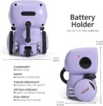 GILOBABY Kids Robot Toys, Interactive Robot Companion Smart Talking Robot with Voice Control Touch Sensor, Singing, Dancing, Recording, Repeat, Birthday Gifts for Girls Ages 3+ Years (Purple) - Image 6