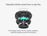 SNOOZ Smart White Noise Sound Machine - Real Fan Inside for Non-Looping White Noise, Sleep Aid for Adults, Travel, Sleeping, Bedroom, Portable, Baby Registry Essential - Cloud - Image 3