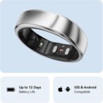 RingConn Gen 2, World’s First Smart Ring with Sleep Apnea Monitoring, No APP Subscription, 12-Day Battery Life, Stress/Heart Rate/Women's Health Tracker, Android & iOS Compatible (Silver, Size 10) - Image 6