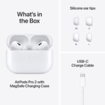 Apple AirPods Pro 2 Wireless Earbuds, Bluetooth Headphones, Active Noise Cancellation, Hearing Aid Feature, Transparency, Personalized Spatial Audio, High-Fidelity Sound, H2 Chip, USB-C Charging - Image 7