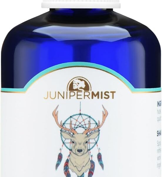 White Sage Smudge Spray (4 Fl Oz) - for Cleansing Negative Energy - Sage Spray Alternative to Incense Sticks - Sustainably Made in USA with Pure Essential Oils and Real Crystals