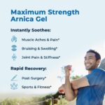 VitaMedica Arnica Gel Plus 15 Healing Plant Compounds, Extra Strength Formulation for Bruising, Swelling, Joint Pain, Muscle Soreness & Stiffness, All-Natural, Plant-Based Pain Relief - Image 3