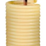 Candle by the Hour 80-Hour Vertical Candle, Eco-friendly Natural Beeswax with Cotton Wick