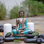 25DOL Buddha Statues for Home. 12.5" Buddha Statue (The Moment of Enlightenment). Collectibles and Figurines, Meditation Decor, Spiritual Living Room Decor, Yoga Zen Decor, Hindu and East Asian Décor - Image 5