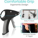 Vive Suction Cup Grabber Reacher 32" - Elderly Grab It Reaching Pickup Tool Heavy Duty for Seniors - Trash, Sticks, Litter Picker Upper - Extra Long Reach Handle & Handy Extension Arm Claw - Image 4