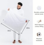 Mindful & Modern Zabuton Meditation Mat - Cotton Filled Yoga and Meditation Pad - Zabuton Meditation Cushion for Kneeling and Sitting Support - Large Rectangular Sitting Floor Pillow for Bench or Zafu - Image 6