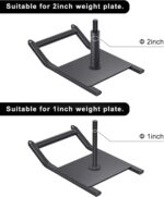 Kipika Weight Sled, Workout Sled, Fitness Strength Training Sled, Speed Training Sled for Athletic Exercise, Speed Improvement, Easily Through Obstacles, Suitable for 1" & 2" Weight Plate - Image 4