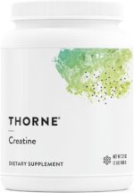 THORNE - Creatine - Creatine Monohydrate, Amino Acid Powder - Support Muscles, Cellular Energy and Cognitive Function* - Gluten-Free, Keto - NSF Certified for Sport - 32 Oz - 180 Servings