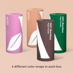 Amazon Aware 100% Bamboo Paper Towels, 6 Rolls, 2 ply, FSC Certified, 150 Sheets, 900 Count, Plastic-Free, Multicolor - Image 4