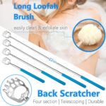 6PC Hip Kit, Hip Replacement Kit After Surgery,Hip Kit for Seniors Total Hip Replacement Prime-Grabber, Sock Aid,Shoehorn&Dressing Stick,Leg Strip,Back Scratcher,Bath Loofah, Hip Kit with Leg Lifter - Image 7