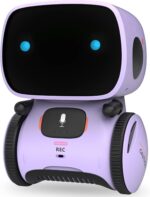 GILOBABY Kids Robot Toys, Interactive Robot Companion Smart Talking Robot with Voice Control Touch Sensor, Singing, Dancing, Recording, Repeat, Birthday Gifts for Girls Ages 3+ Years (Purple)