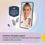 Jabra Enhance Select 500 OTC Hearing Aids, Audiology Team Care Included, Bluetooth LE Audio & Bluetooth Streaming for Calls, Music, Media (iOS/Android), Nearly Invisible & Comfortable - Silver - Image 4