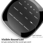 Sleepbox Sleep White Noise Sound Machines with 25 Soothing Sounds 36 Volume Levels 5 Timers Visible Sound Catalog Portable Size Memory Function for Home Office and Travel - Image 5