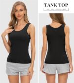 Rosyline 4 Piece Women Tank Tops Basic Sleeveless Undershirt Layering Tanks - Image 2