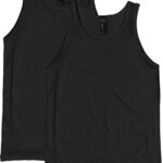 Hanes Men’s Performance Tank, X-Temp Moisture-Wicking Tank Top, Solid Colors, 2-Pack